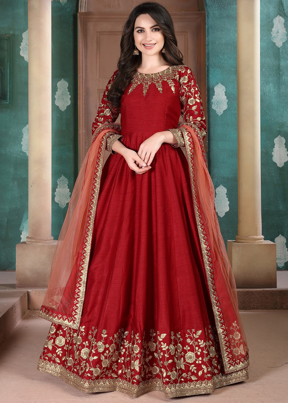Embroidered Anarkali